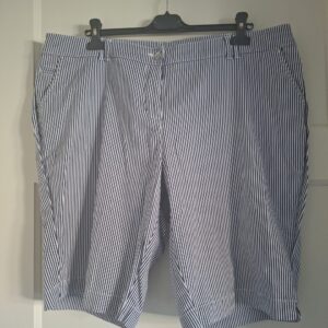 C&A (Canda) Korte broek Gestreepte Blauw/Wit Maat 50