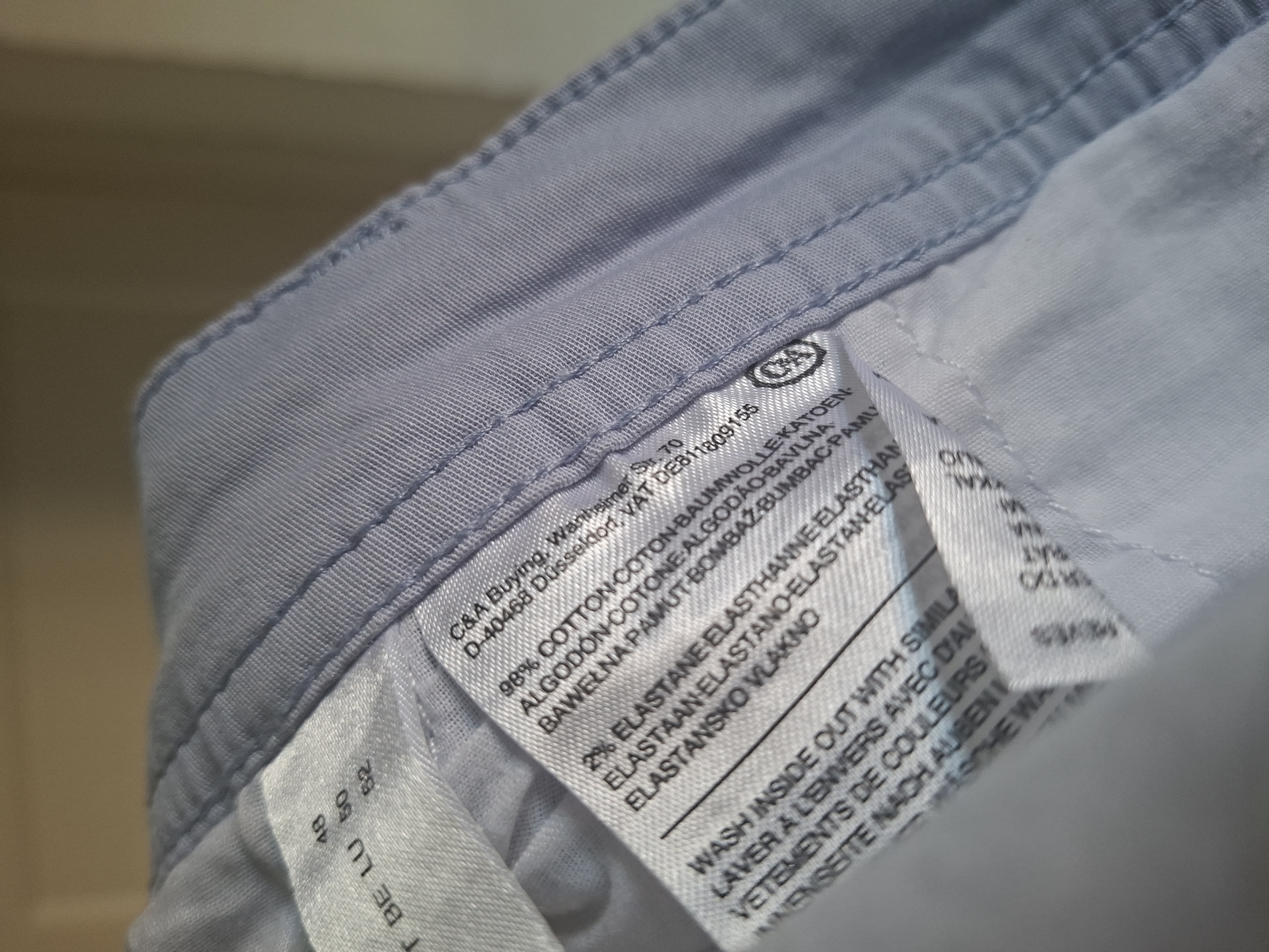 20260226_113849_001 C&A (Canda) Broek Lichtblauw Maat 48