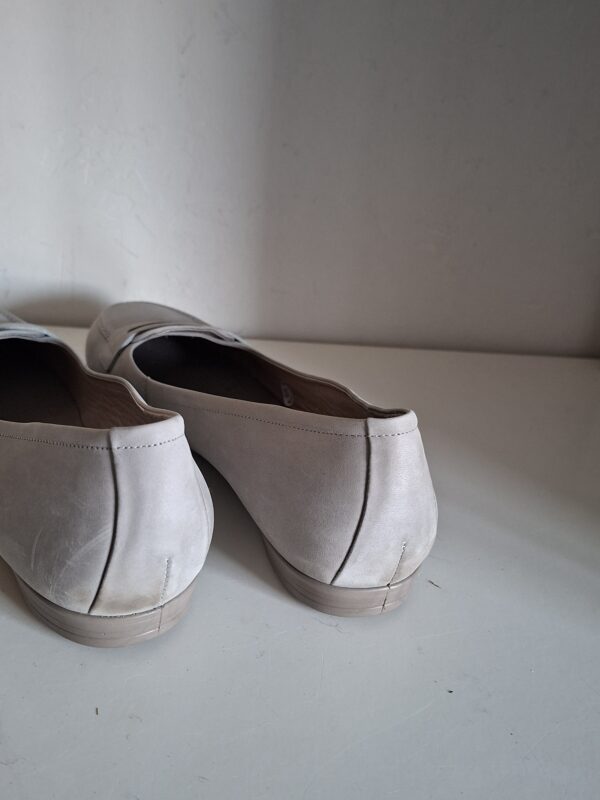 Ecco penny loafers - Lichtgrijs/beige - Maat 42