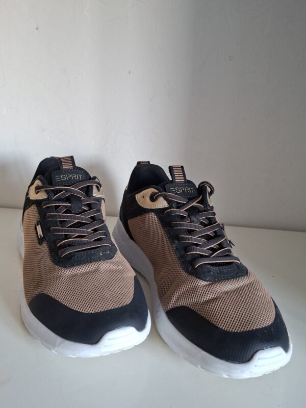 Esprit sneakers - Zwart/beige roségoud - Maat 42