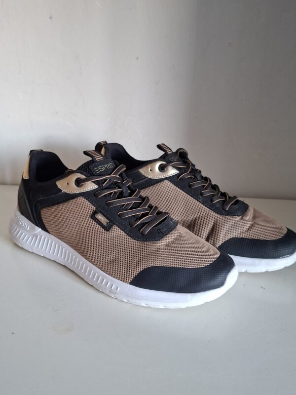 Esprit sneakers - Zwart/beige roségoud - Maat 42