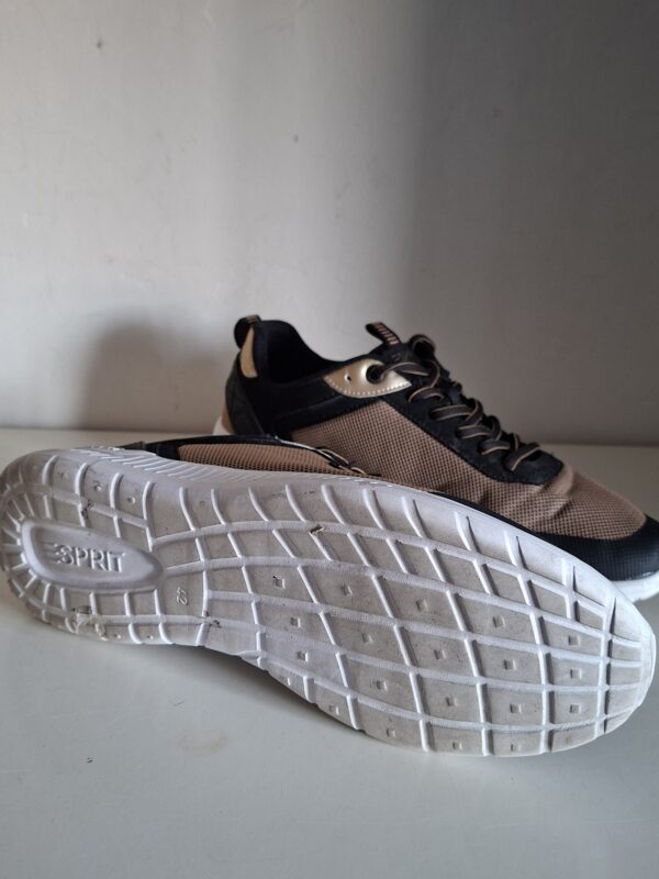 Esprit sneakers - Zwart/beige roségoud - Maat 42