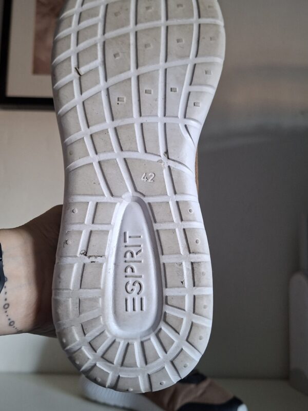 Esprit sneakers - Zwart/beige roségoud - Maat 42