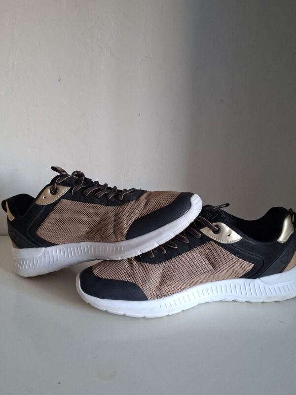 Esprit sneakers - Zwart/beige roségoud - Maat 42