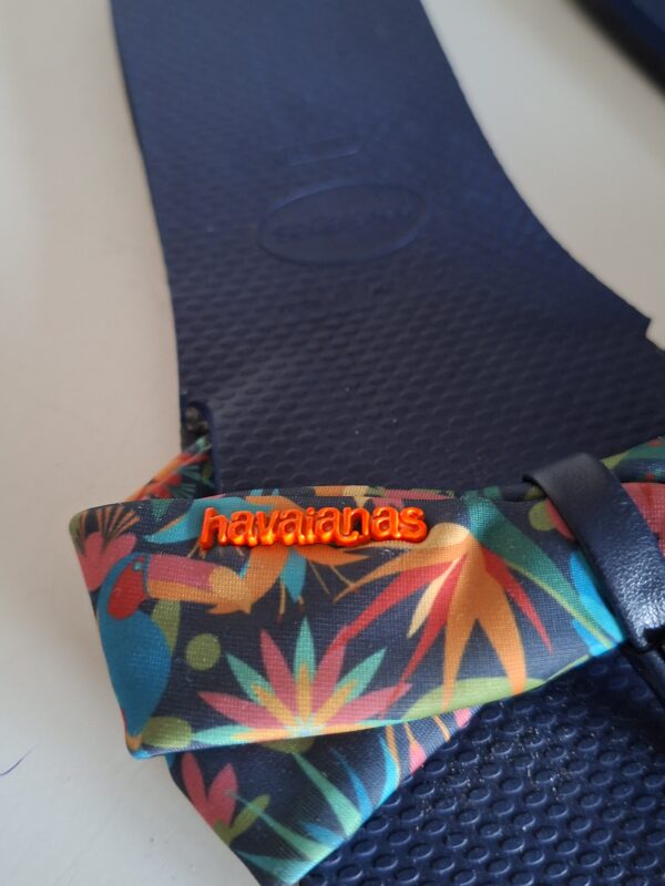 Havaianas You St Tropez slippers - Marineblauw met tropische strik