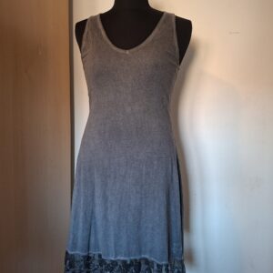 Didi jurk / onderjurk grijs-blauw maat M