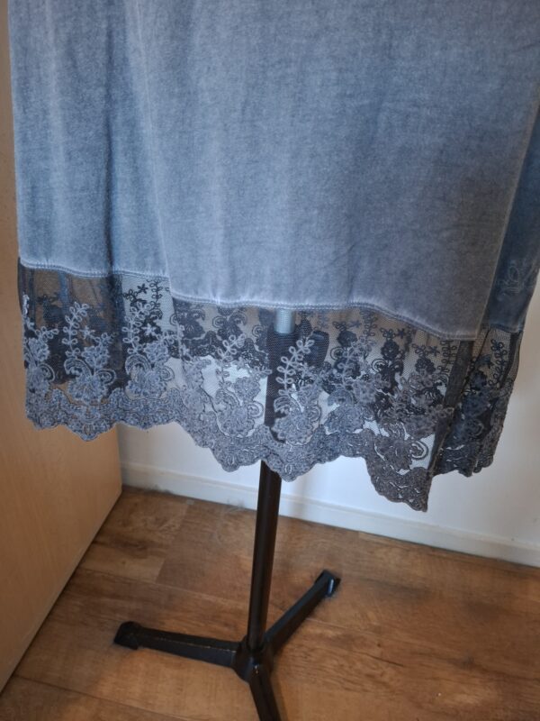 Didi jurk / onderjurk grijs-blauw maat M