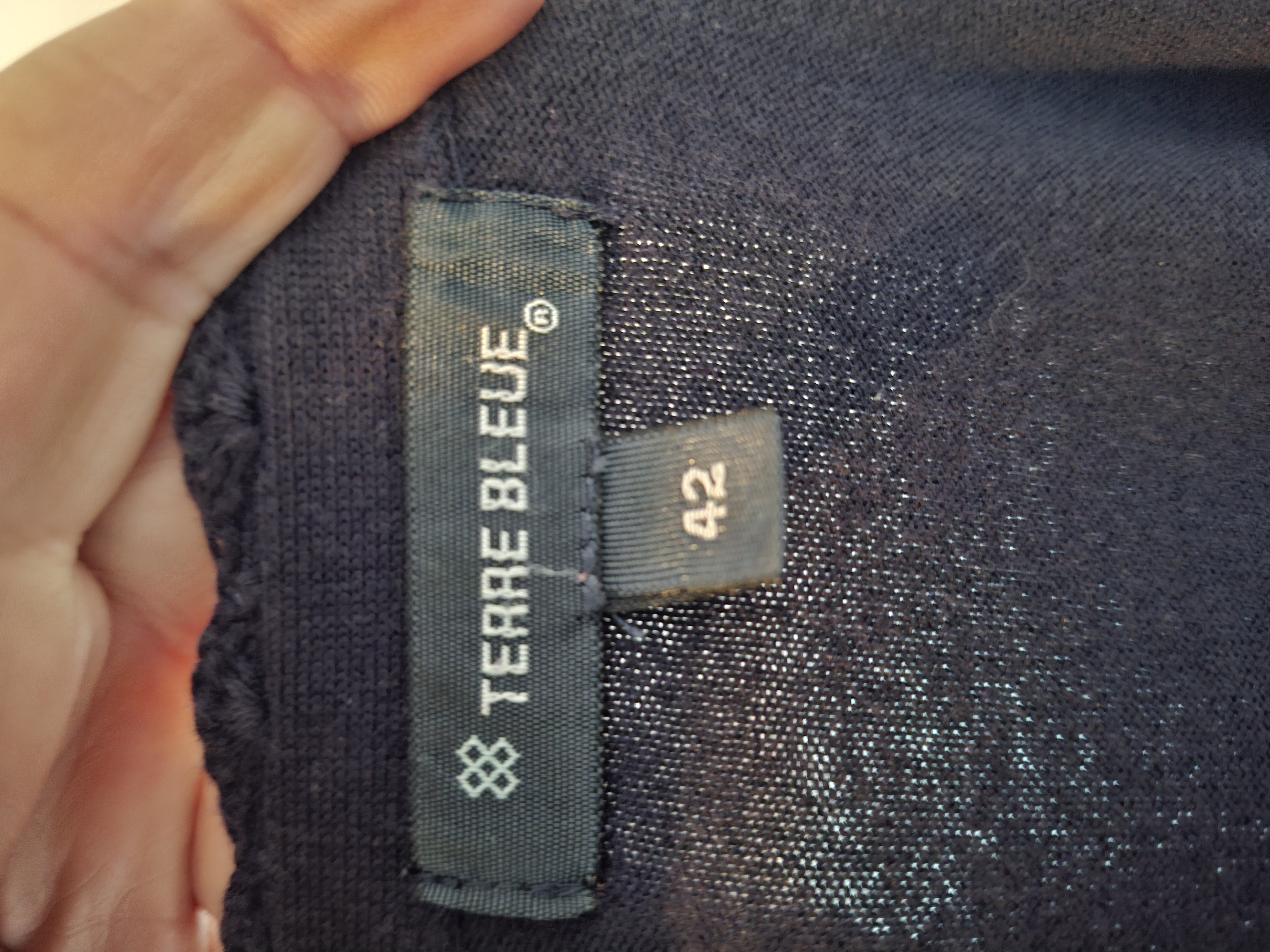 Terre Bleue vest donkerblauw maat 42