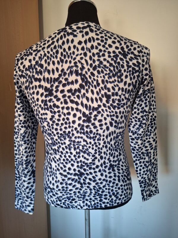 Mayerline vest wit blauw dierenprint maat 38