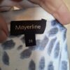 Mayerline vest wit blauw dierenprint maat 38