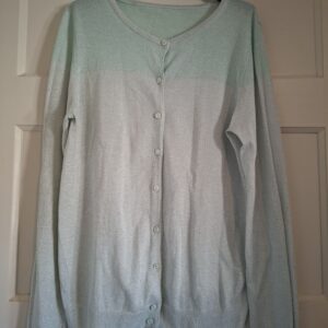 Vest mintgroen glitter maat S/M