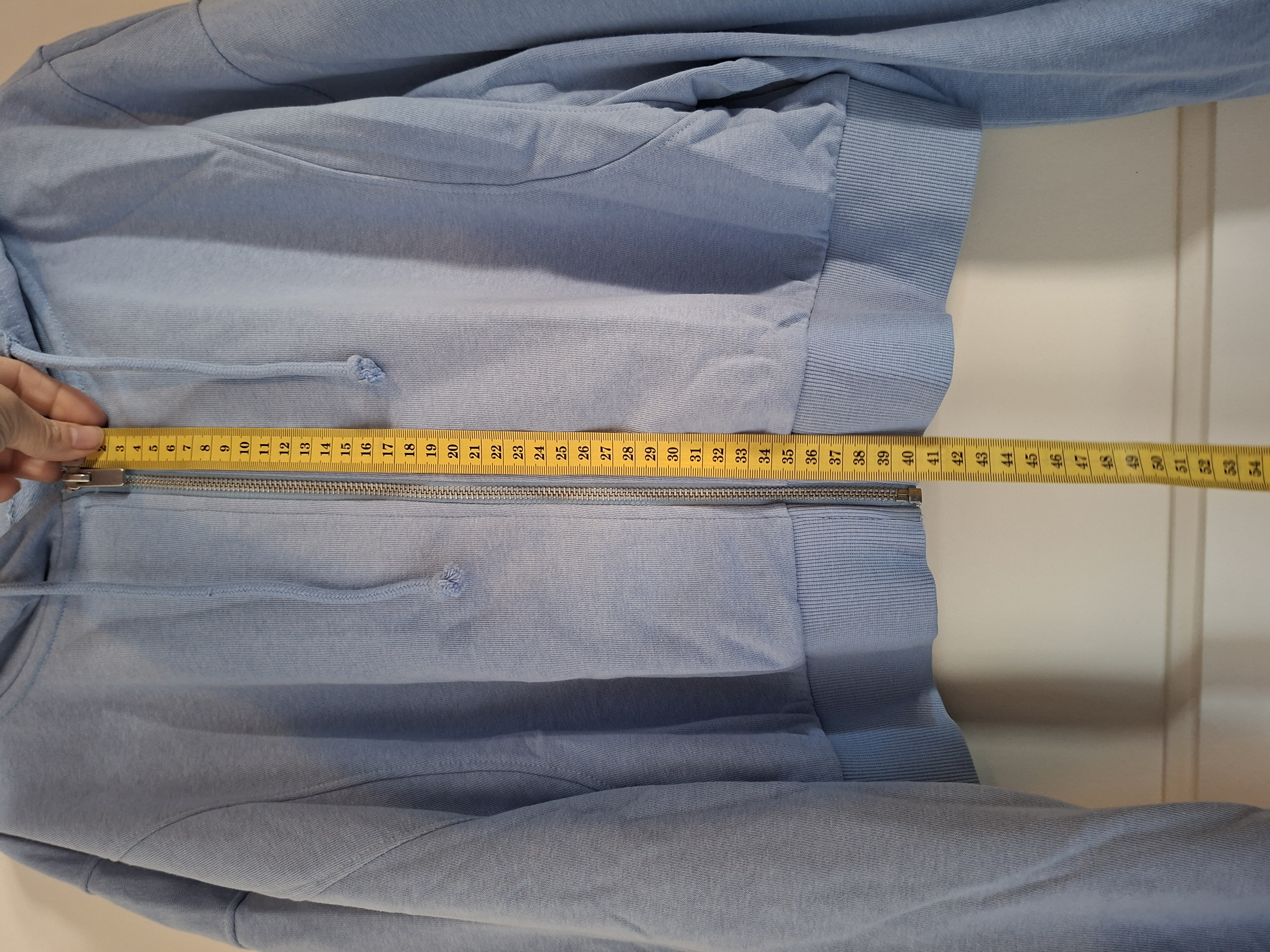 Shein cropped hoodie grijs maat M