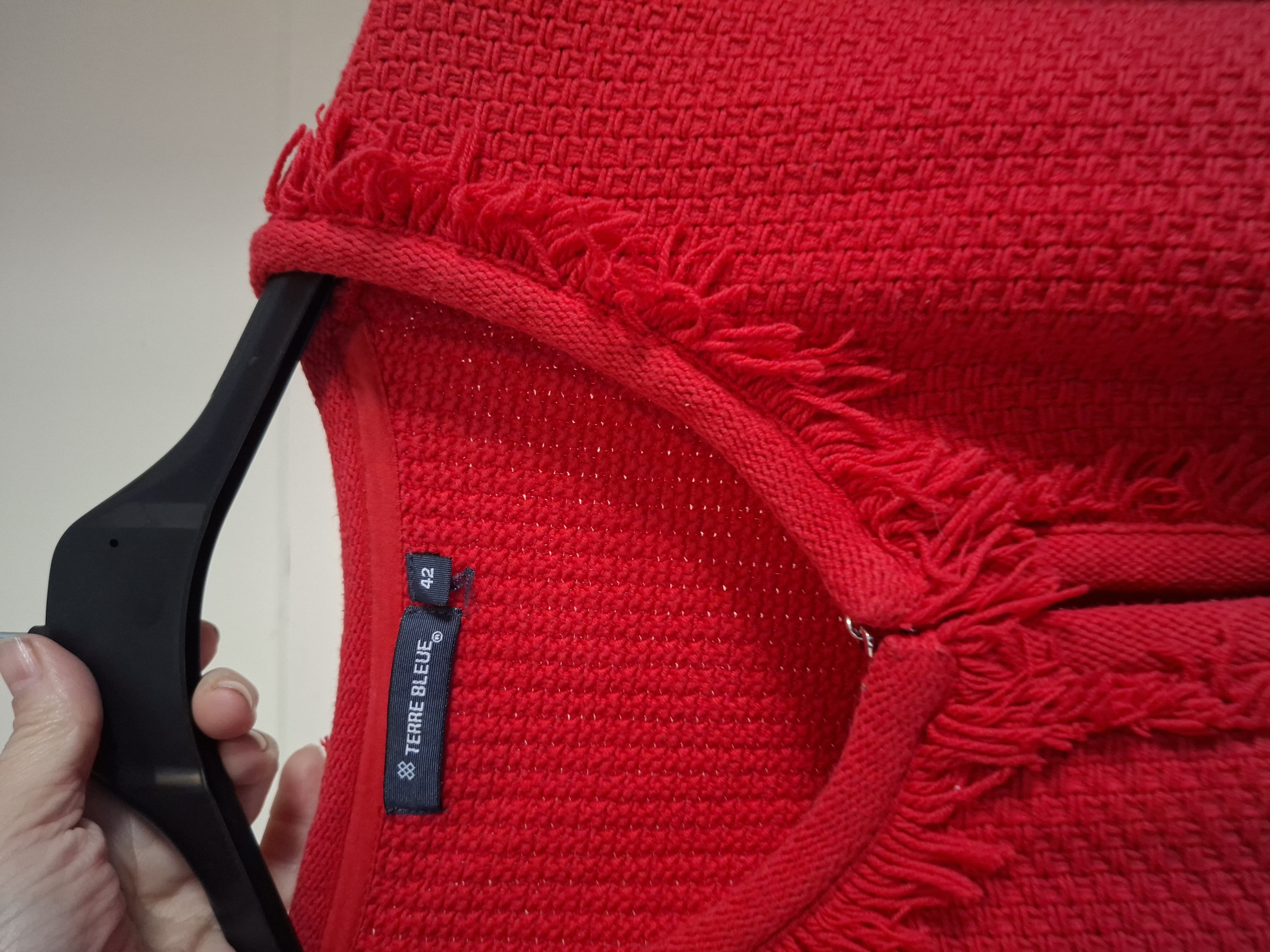 Terre Bleue vest rood maat 42