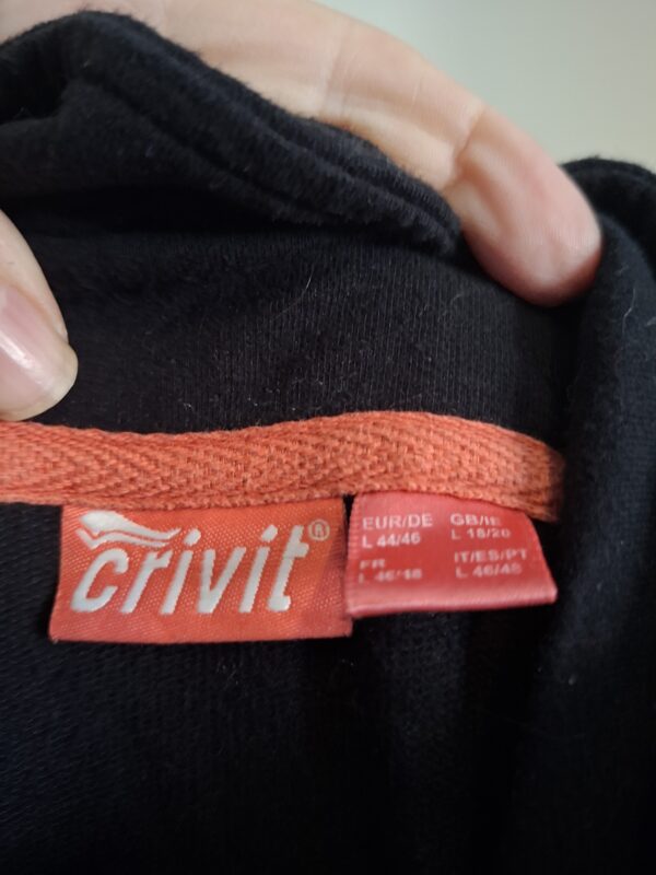 Crivit vest zwart maat L