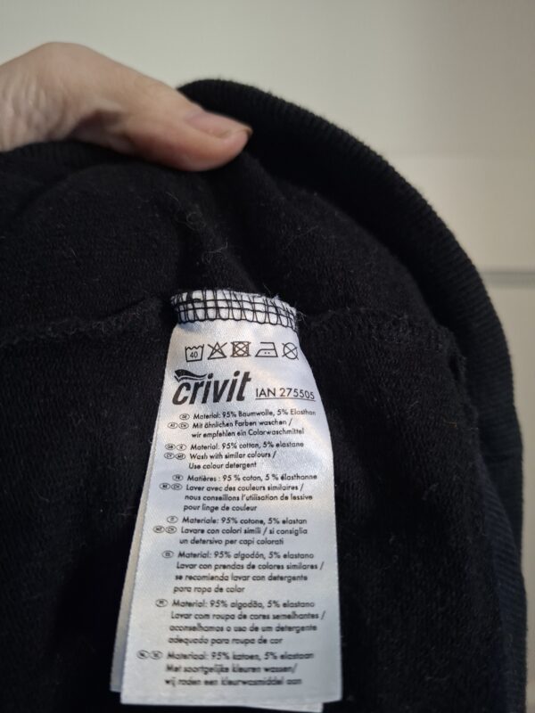 Crivit vest zwart maat L