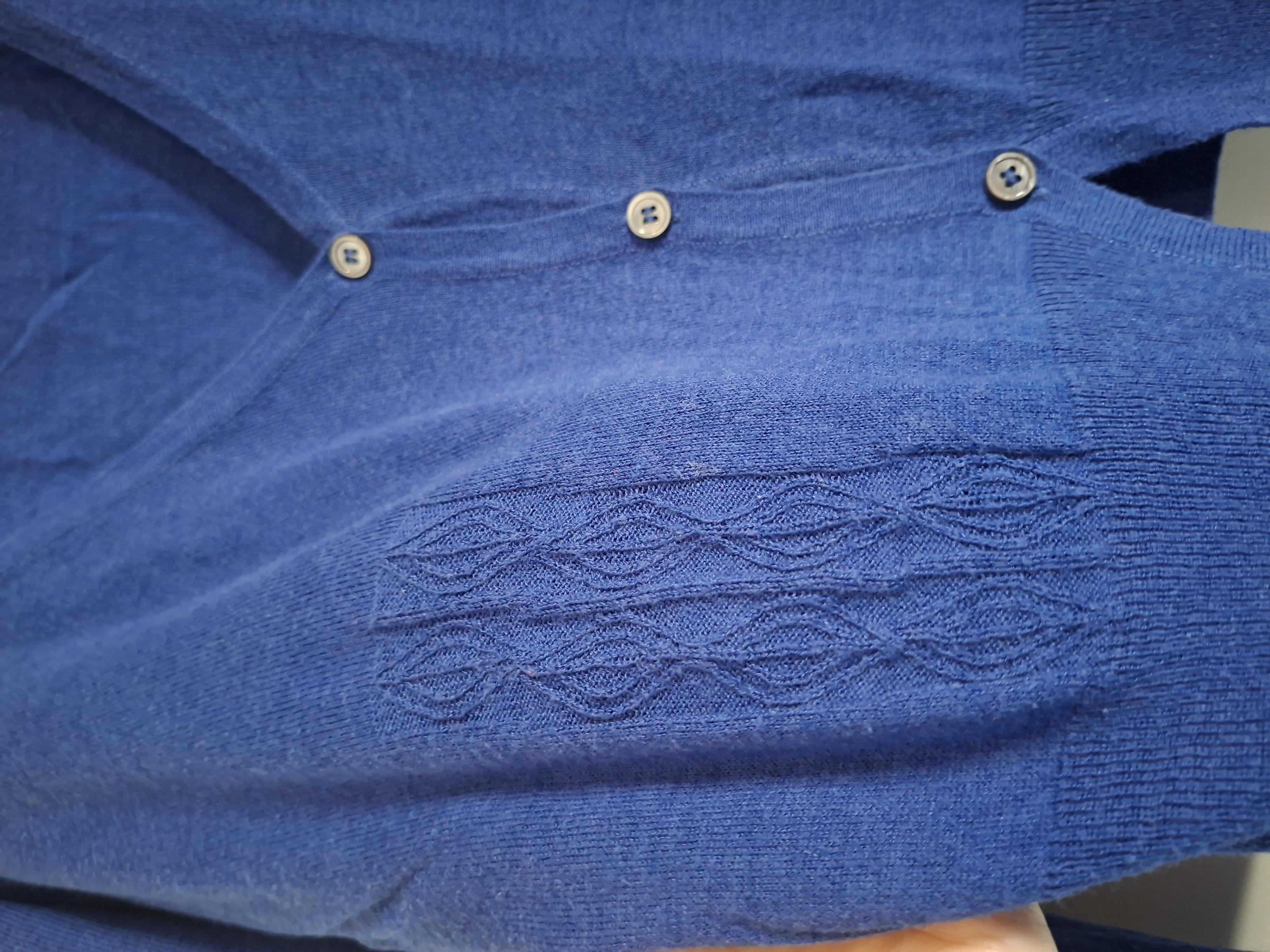 Nathalie Vleeschouwer cardigan kobaltblauw maat L (valt als M)