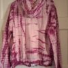Gold & Silver Paris hoodie roze tie-dye maat M