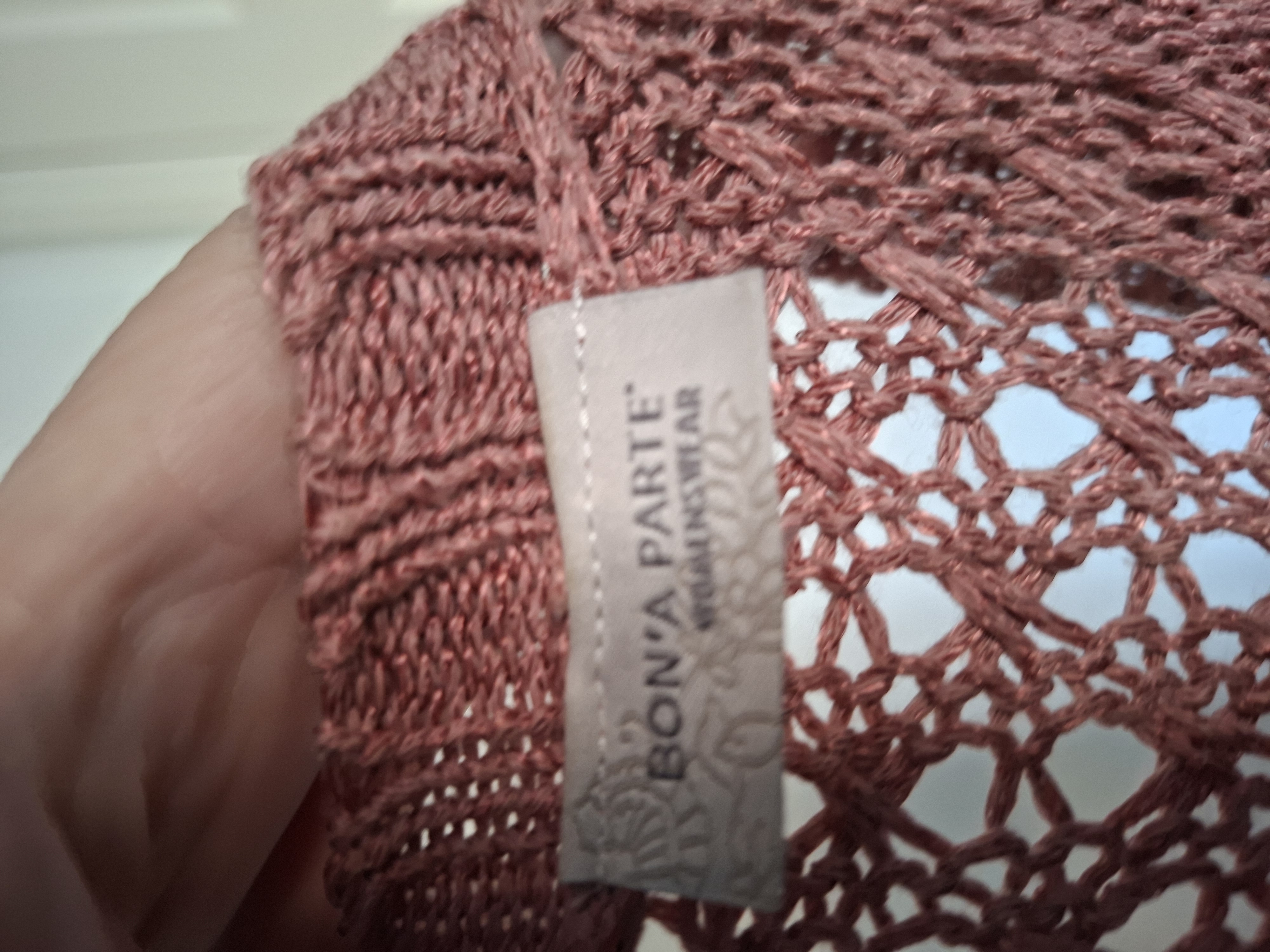 Bon'A Parte vest oud roze maat M