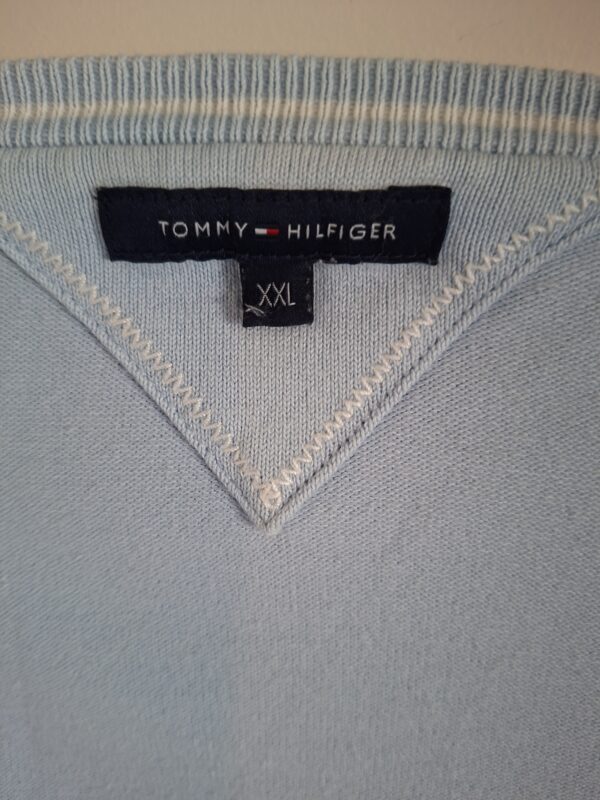 Tommy Hilfiger vest lichtblauw maat XXL (valt als M/L)