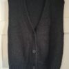 Vestje zonder mouwen zwart mohair maat M/L