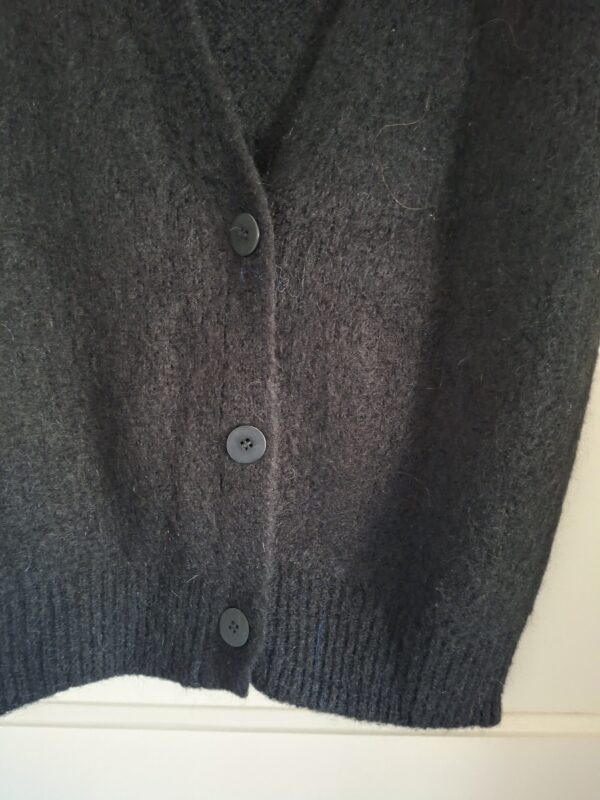 Vestje zonder mouwen zwart mohair maat M/L