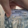 Redial Jeans Opengewerkt Lichtblauw Maat 34 (XS)