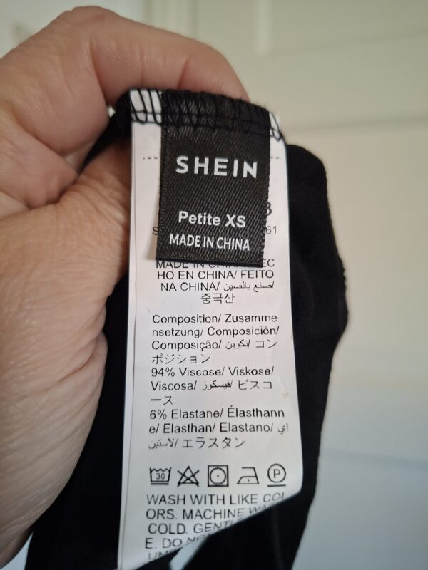 Shein Kledingpakket 3 Tops Zwart Maat XS