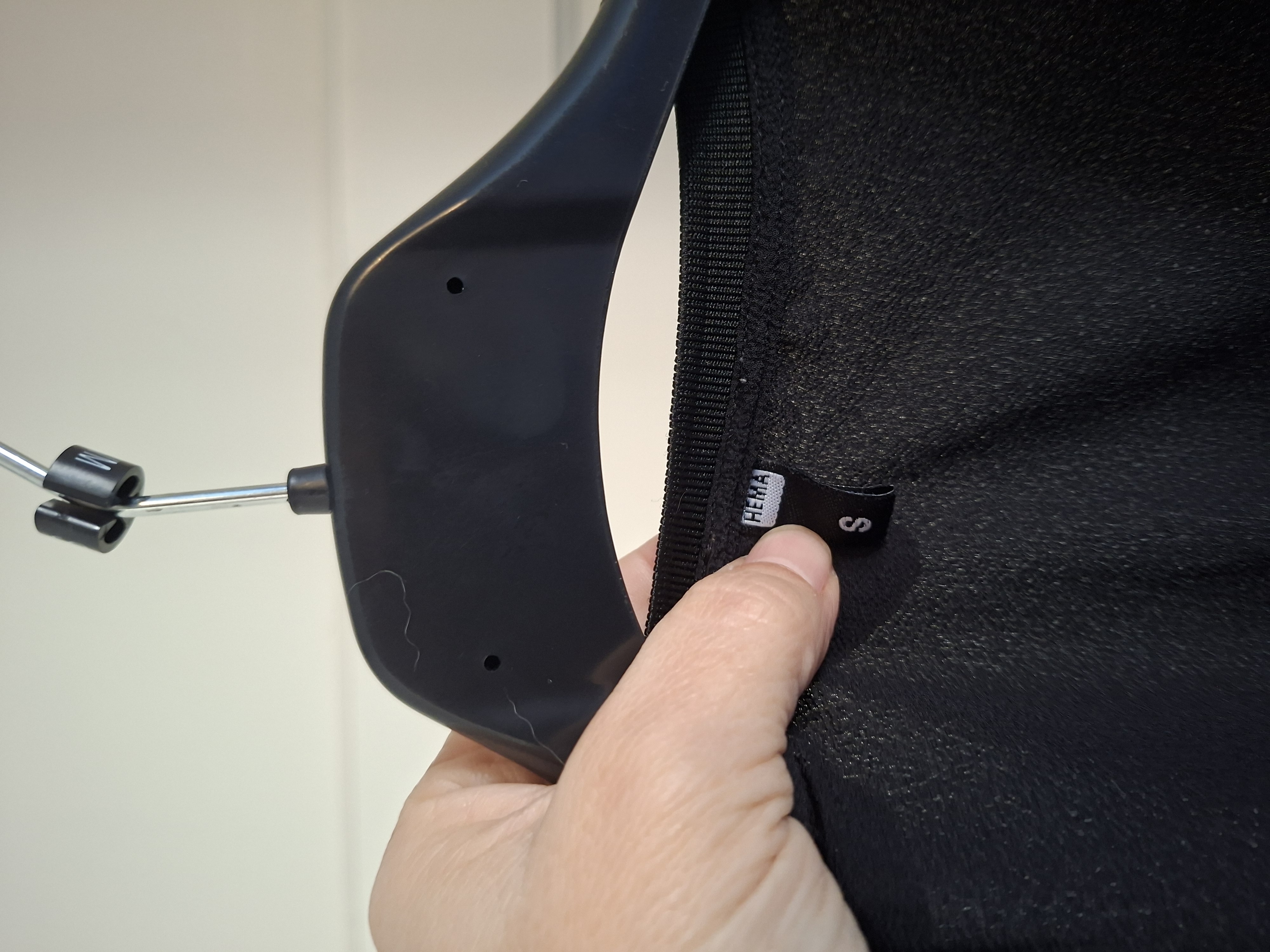 HEMA T-shirt Blouse Zwart Maat S