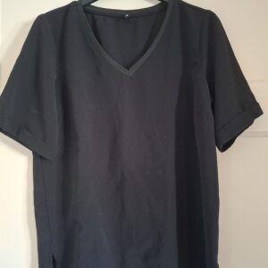 20260303_105957 HEMA T-shirt Blouse Zwart Maat S
