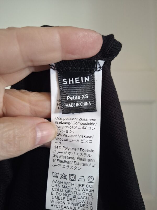 Shein Kledingpakket 3 Tops Zwart Maat XS