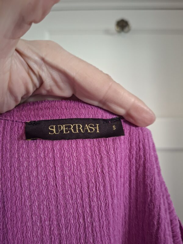 Supertrash Jurk Crêpe Fuchsia Maat S