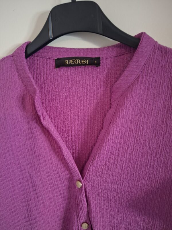 Supertrash Jurk Crêpe Fuchsia Maat S