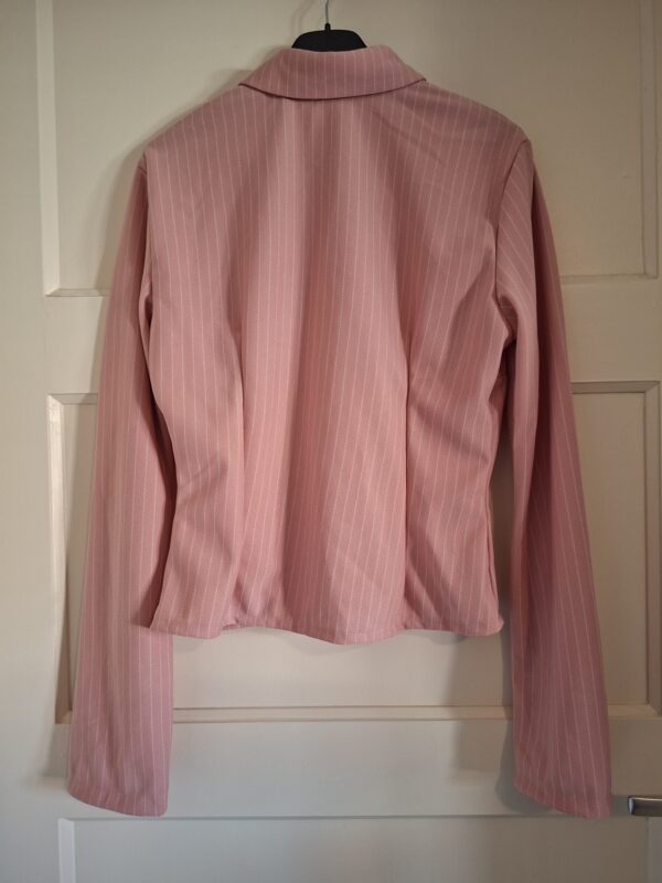 Blouse Pinstripe Roze Maat S