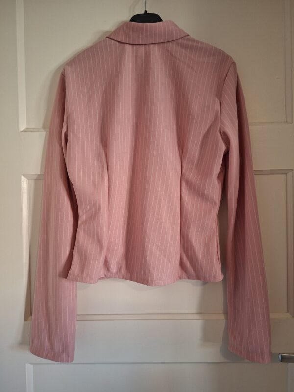 Blouse Pinstripe Roze Maat S