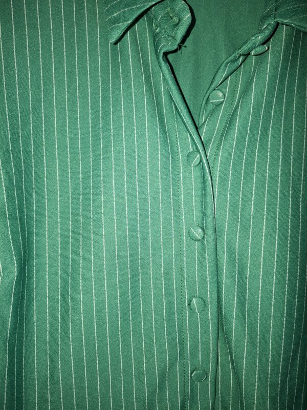 Blouse Pinstripe Groen Maat S