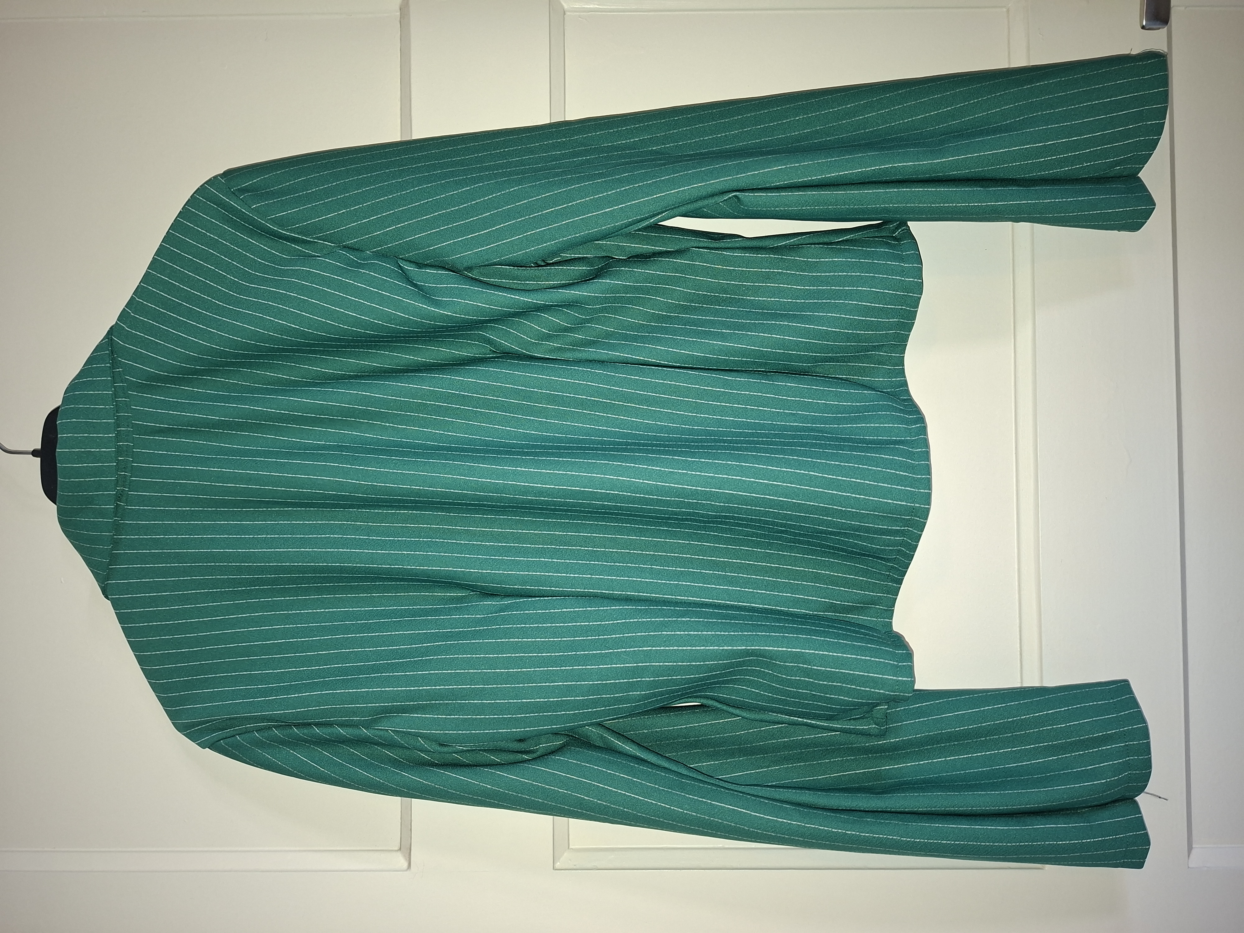 Blouse Pinstripe Groen Maat S