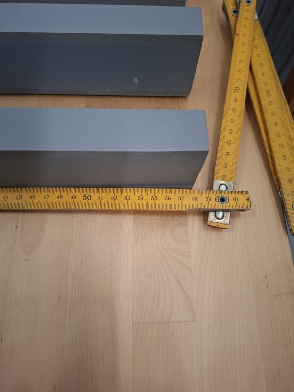 Set van 3 wandplankjes grijs met quote tekst