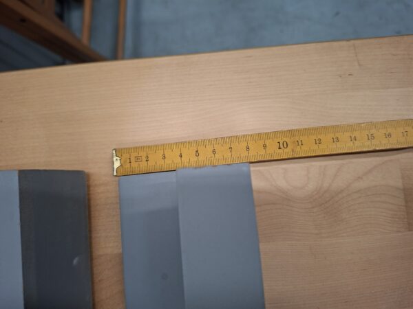 Set van 3 wandplankjes grijs met quote tekst