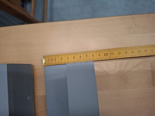 Set van 3 wandplankjes grijs met quote tekst