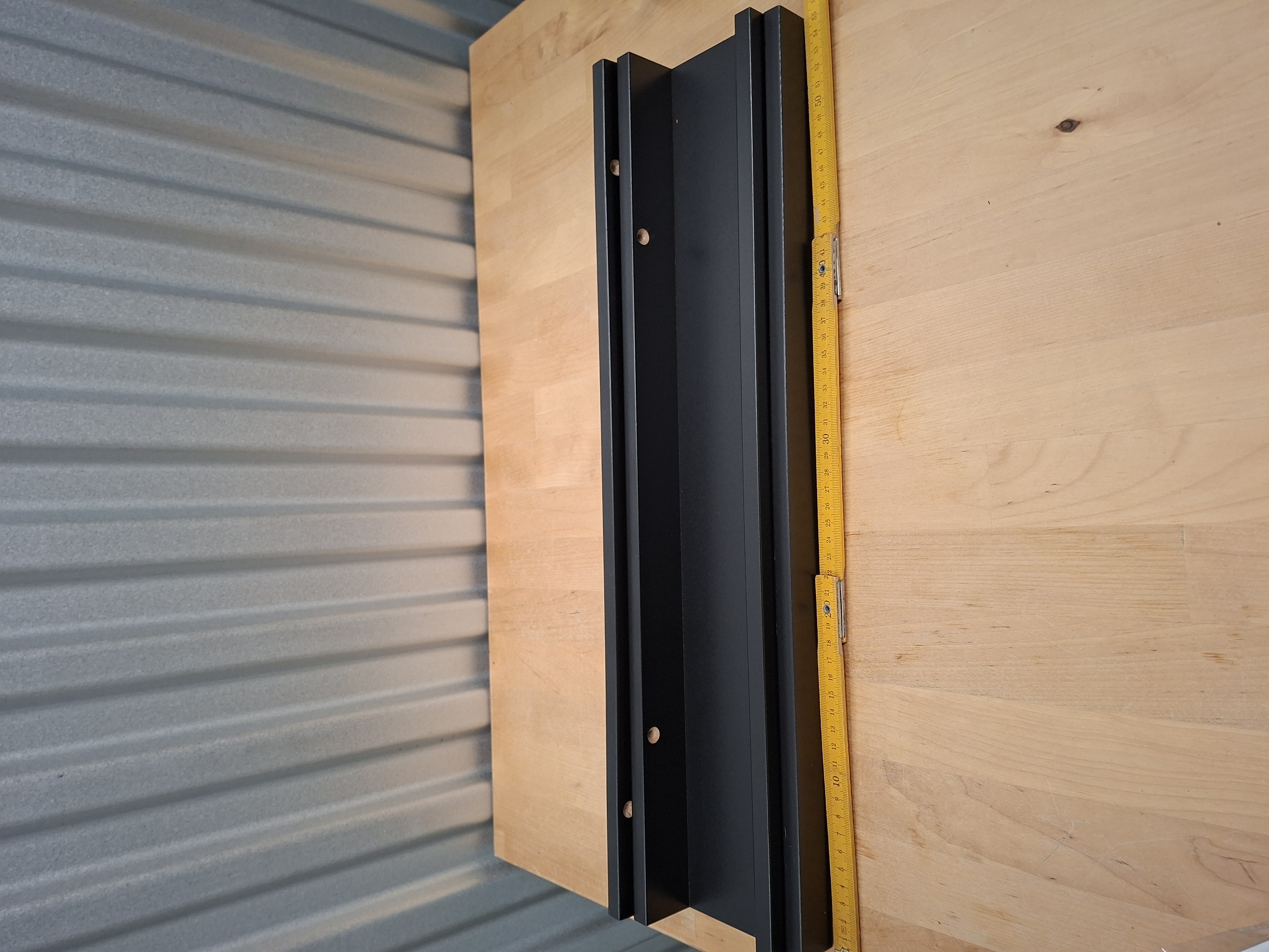 IKEA fotolijstplankje zwart 55 cm set van 2