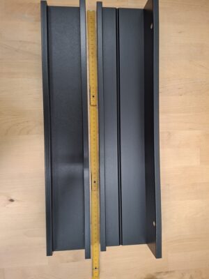 IKEA fotolijstplankje zwart 55 cm set van 2