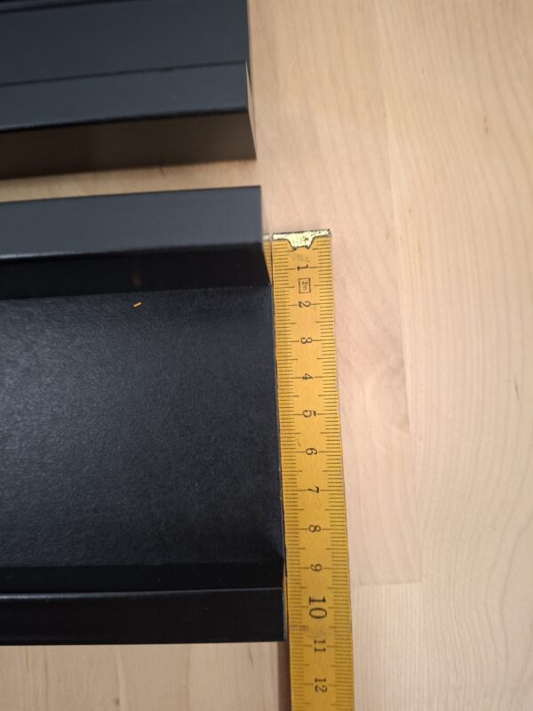 IKEA fotolijstplankje zwart 55 cm set van 2