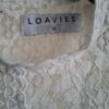 Loavies Kanten Top Ecru Maat XS