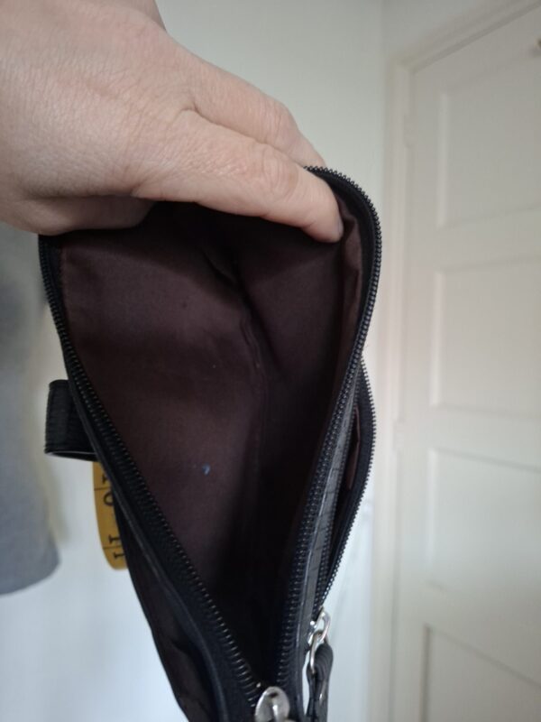 Crossbody Tas / Clutch Zwart met Studs