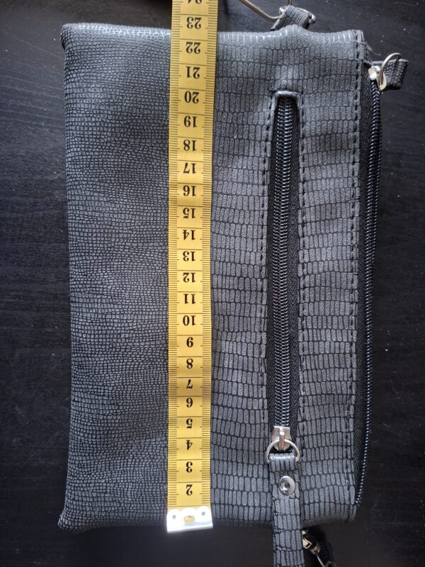 Crossbody Tas / Clutch Zwart met Studs