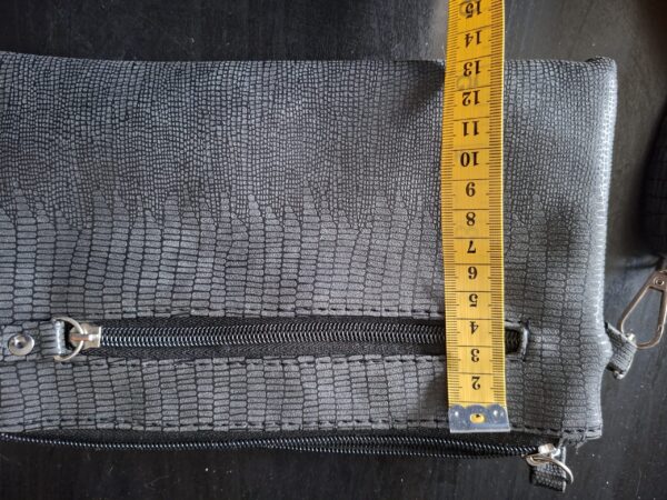 Crossbody Tas / Clutch Zwart met Studs