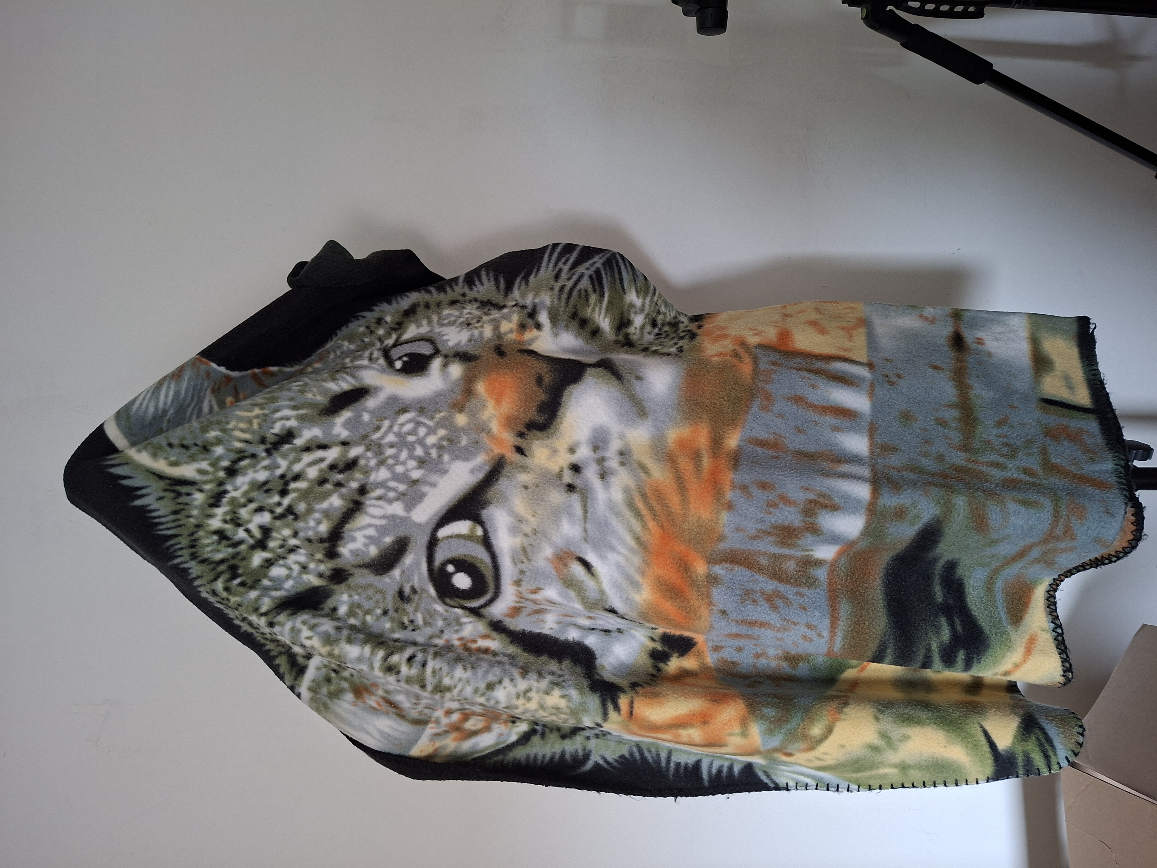 Fleece Deken Plaid met Kattenprint 140x130 cm