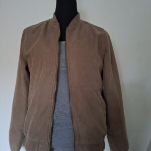 Primark Bomberjack Suède-look Bruin Maat M (Opknapper)