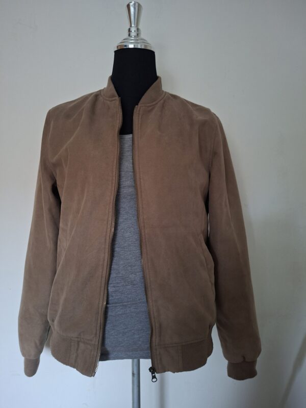 Primark Bomberjack Suède-look Bruin Maat M (Opknapper)