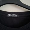 Belman T-shirt Zwart met Goudkleurige Print Maat L